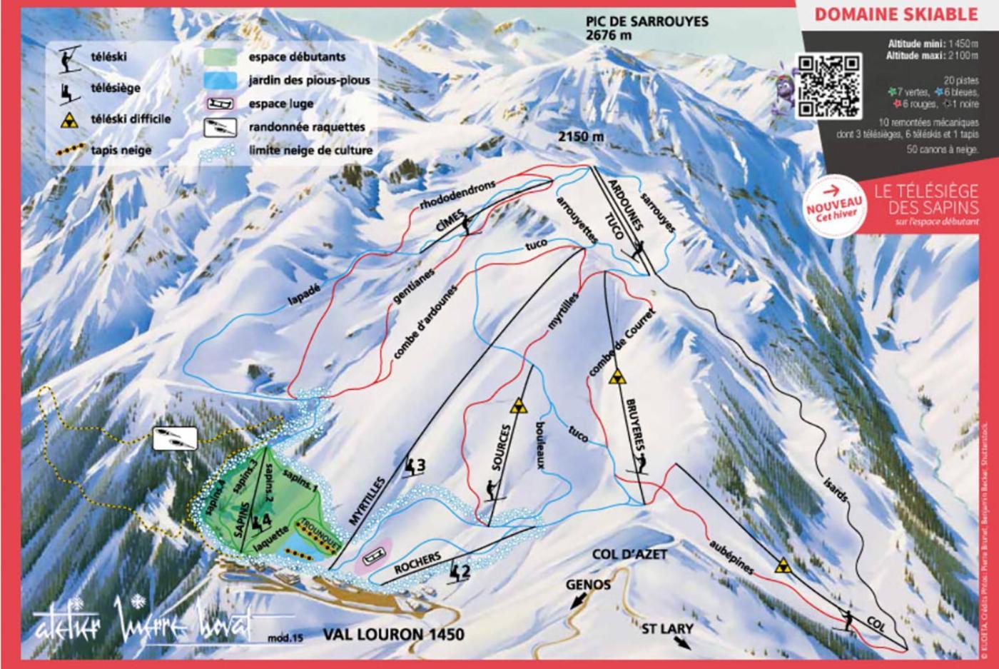 Les Gourgs Blancs - 80M Des Pistes - 6 Personnes Leilighet Génos Eksteriør bilde